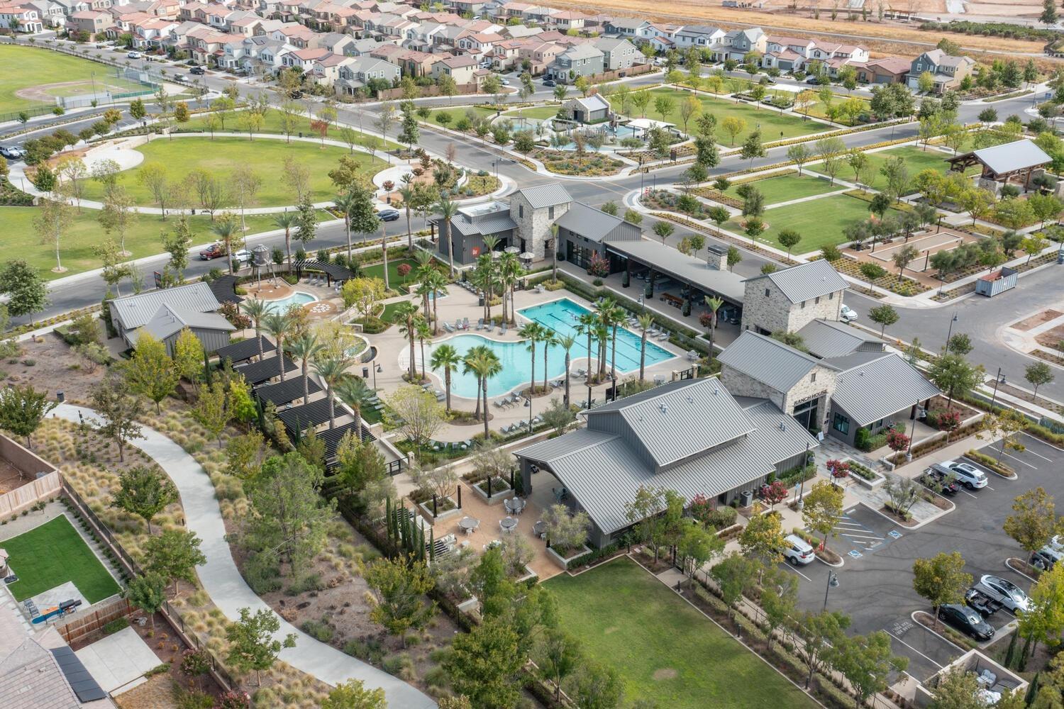 4311 San Miguel Road Madera, CA 93636 - Photo 79 of 79 an aerial view of residential houses with outdoor space