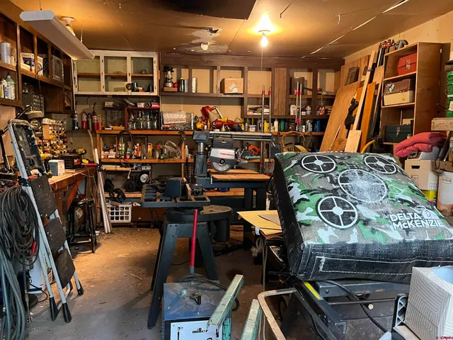 a view of water heater room