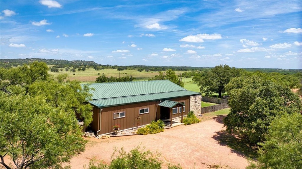 6446 Blackjack Road Fredonia, TX 76842 - Photo 4 of 48 a view of a terrace with a yard