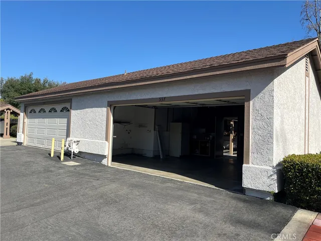 a view of a house with a outdoor space