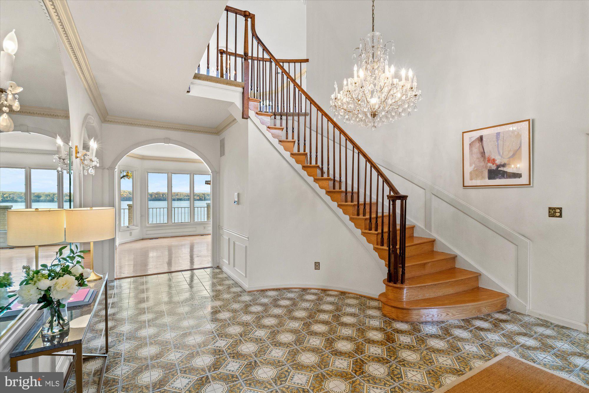 3901 Belle Rive Terrace Alexandria, VA 22309 - Photo 6 of 31 a view of entryway and hall with wooden floor