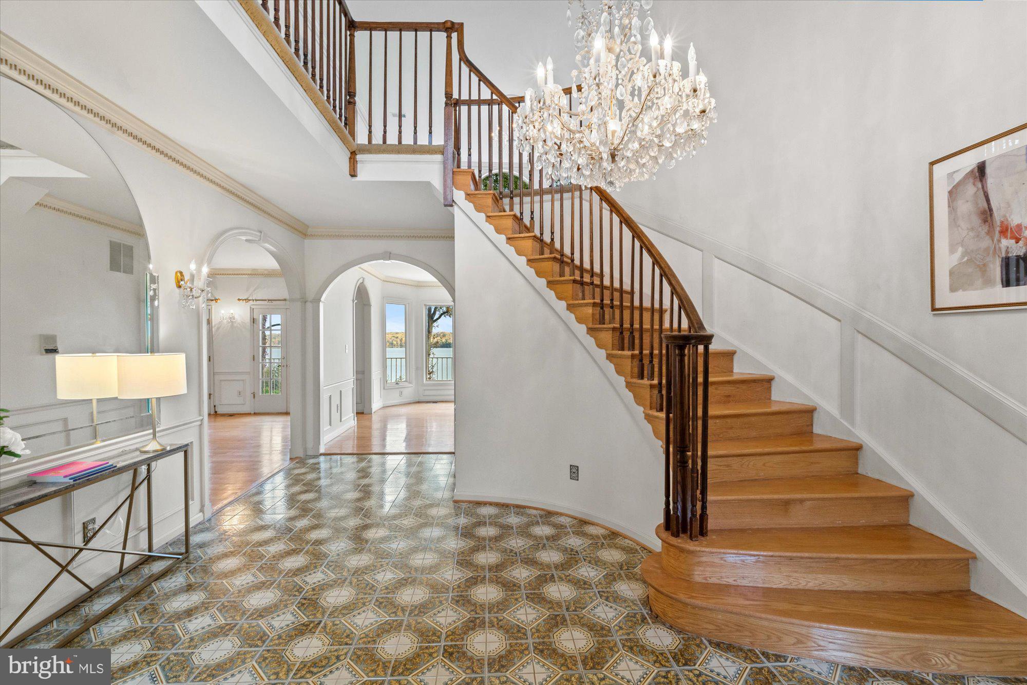 3901 Belle Rive Terrace Alexandria, VA 22309 - Photo 8 of 31 a view of entryway and hall with wooden floor