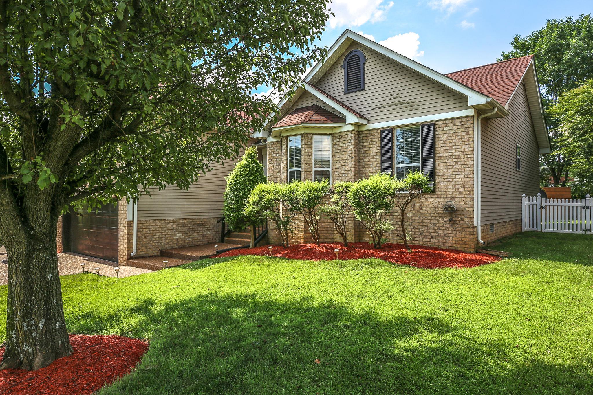 3429 Shakertown Road Antioch, TN 37013 - Photo 2 of 27 Lovely Landscaping, Aggregate Drive/Walkway, Two Parking Pads