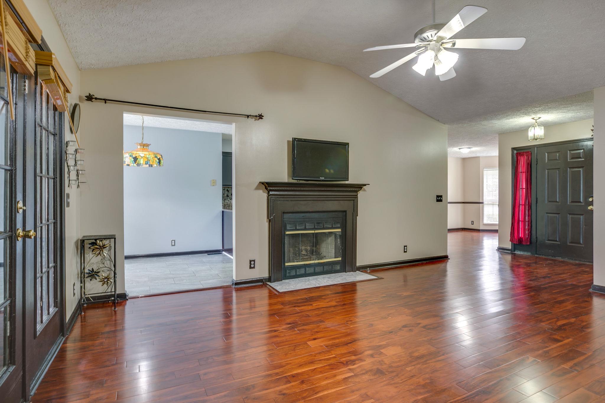 3429 Shakertown Road Antioch, TN 37013 - Photo 4 of 27 Open Living Room w/ Gas Fireplace