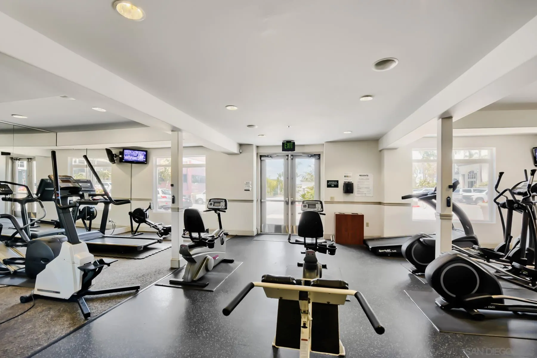 9293 Regents Road, Unit C108 La Jolla, CA 92037 - Photo 10 of 14 a view of a room with gym equipment