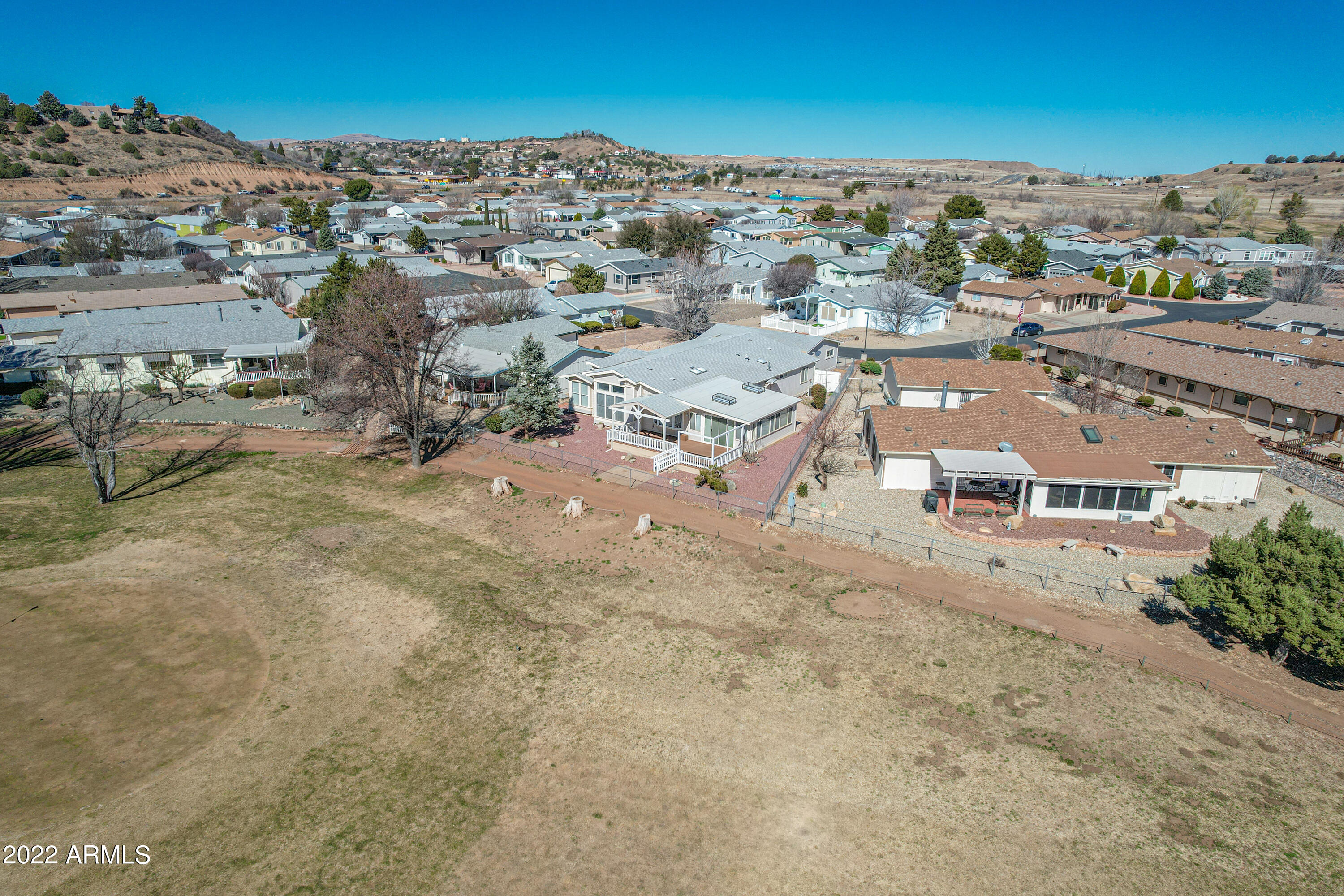 12225 East Obsidian Loop Road Dewey, AZ 86327 - Photo 5 of 39 04 Aerial view from golf course