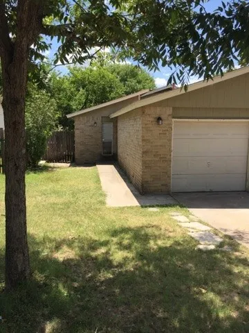 a backyard of a house