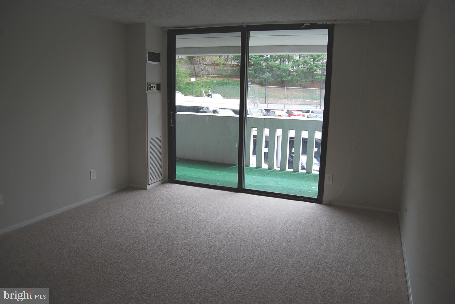 6101 Edsall Road, Unit 401 Alexandria, VA 22304 - Photo 10 of 32 Master Bedroom Sliding Doors to Balcony