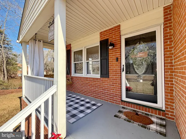 a backyard of a house
