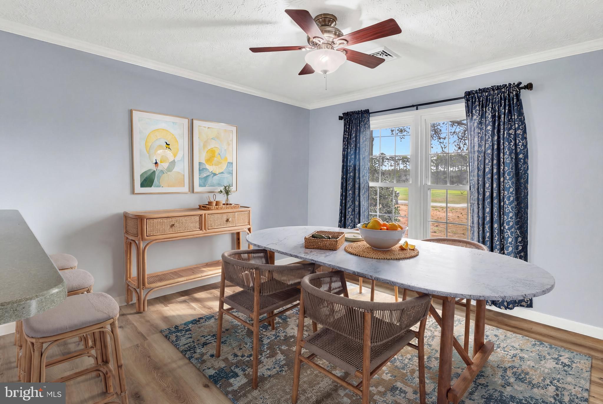 Virtually Staged Dining Room