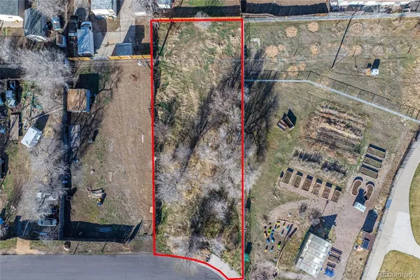 a bird view of a house