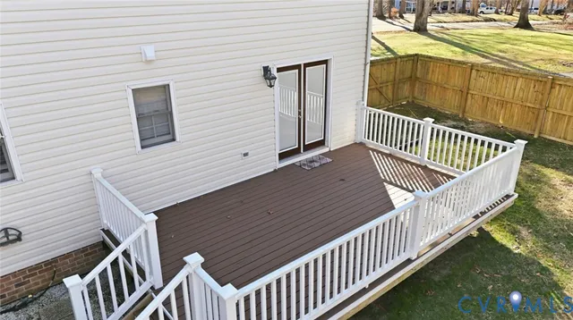a view of a balcony with window