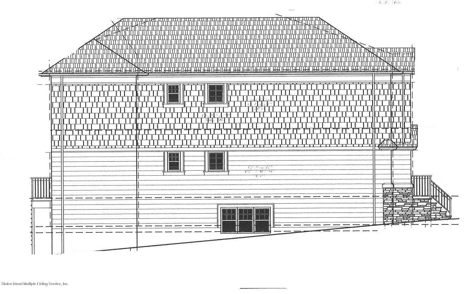 432 Beach Two Family side rendering