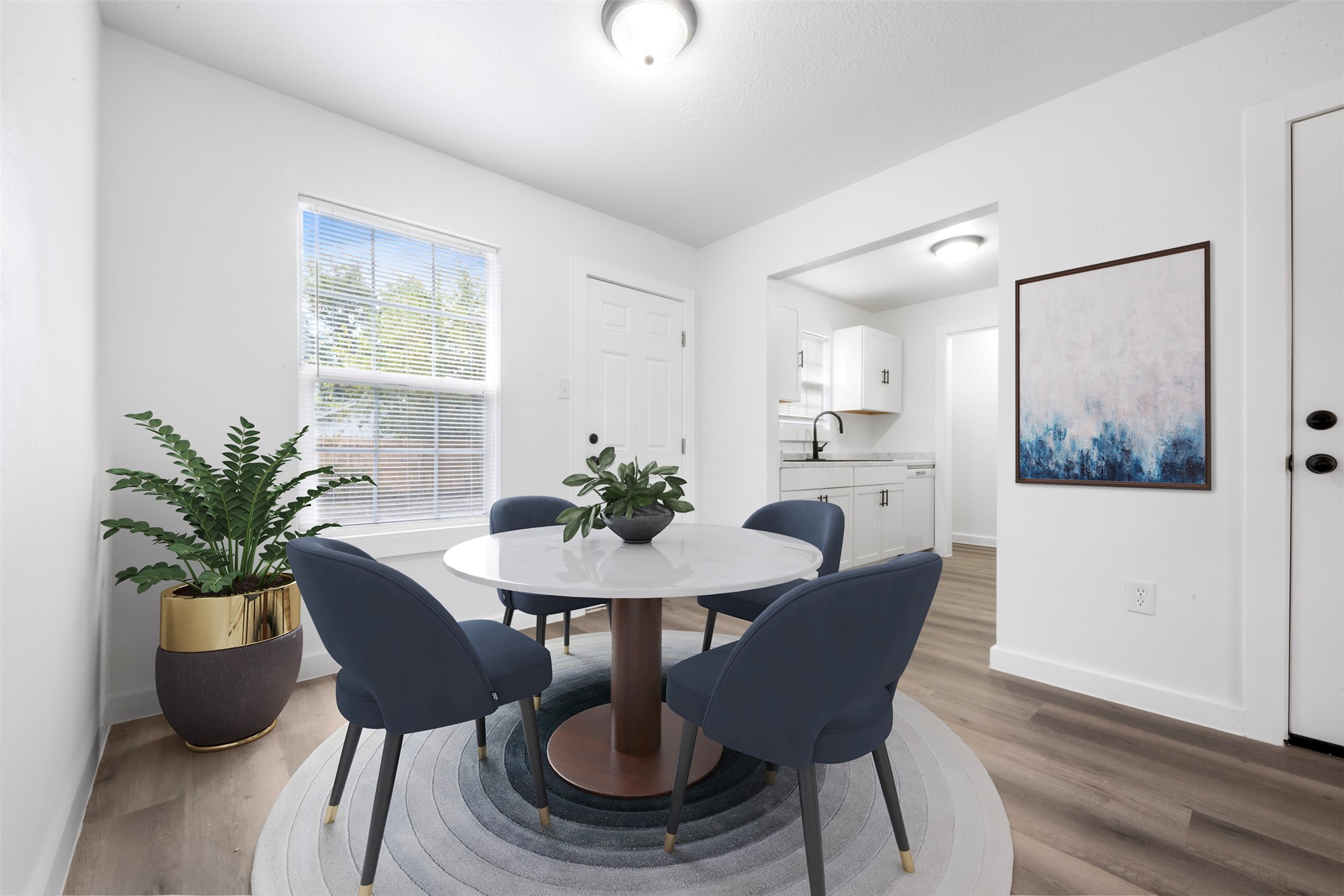 111 Calvin Street Pasadena, TX 77506 - Photo 16 of 40 a view of a dining room with furniture and window