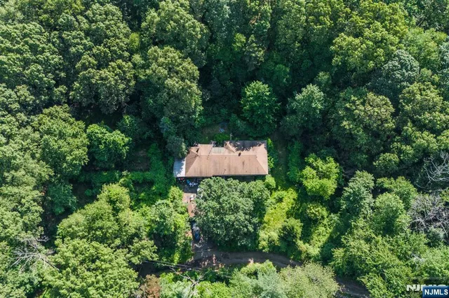 an outdoor space with garden view