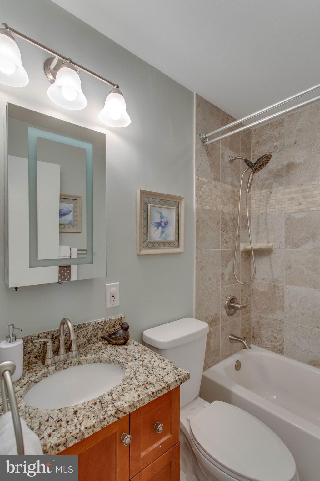 6808 Hackberry Street Springfield, VA 22150 - Photo 40 of 50 The hall bath has granite