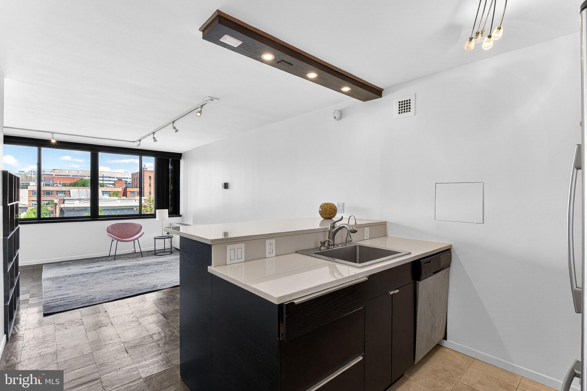 2030 F Street Northwest, Unit 606 Washington, DC 20006 - Photo 28 of 29 Open floorplan for kitchen and living space