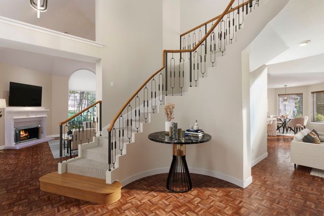 a view of entryway and hall