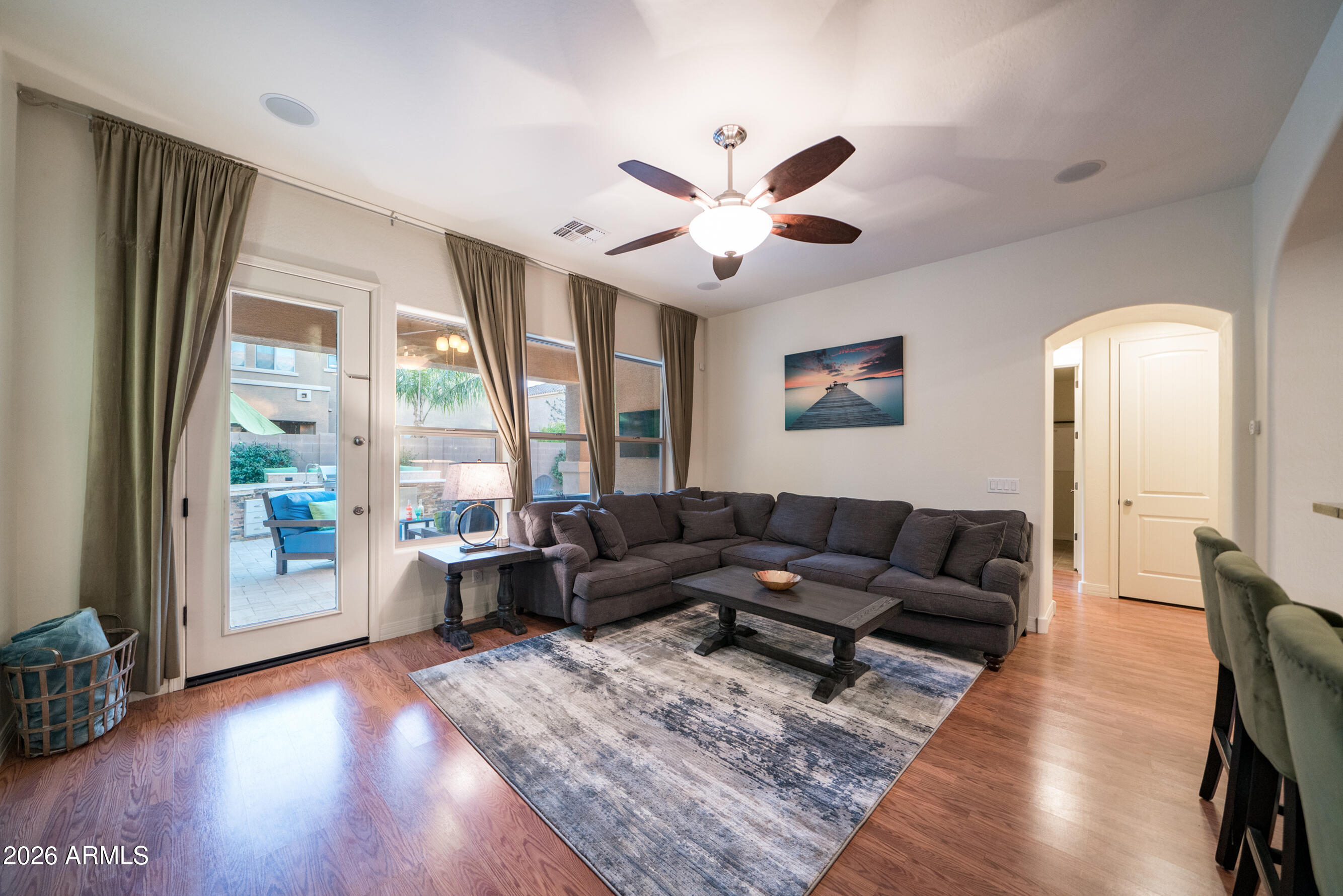 2681 East Hampton Lane Gilbert, AZ 85295 - Photo 21 of 88 a living room with furniture and a large window