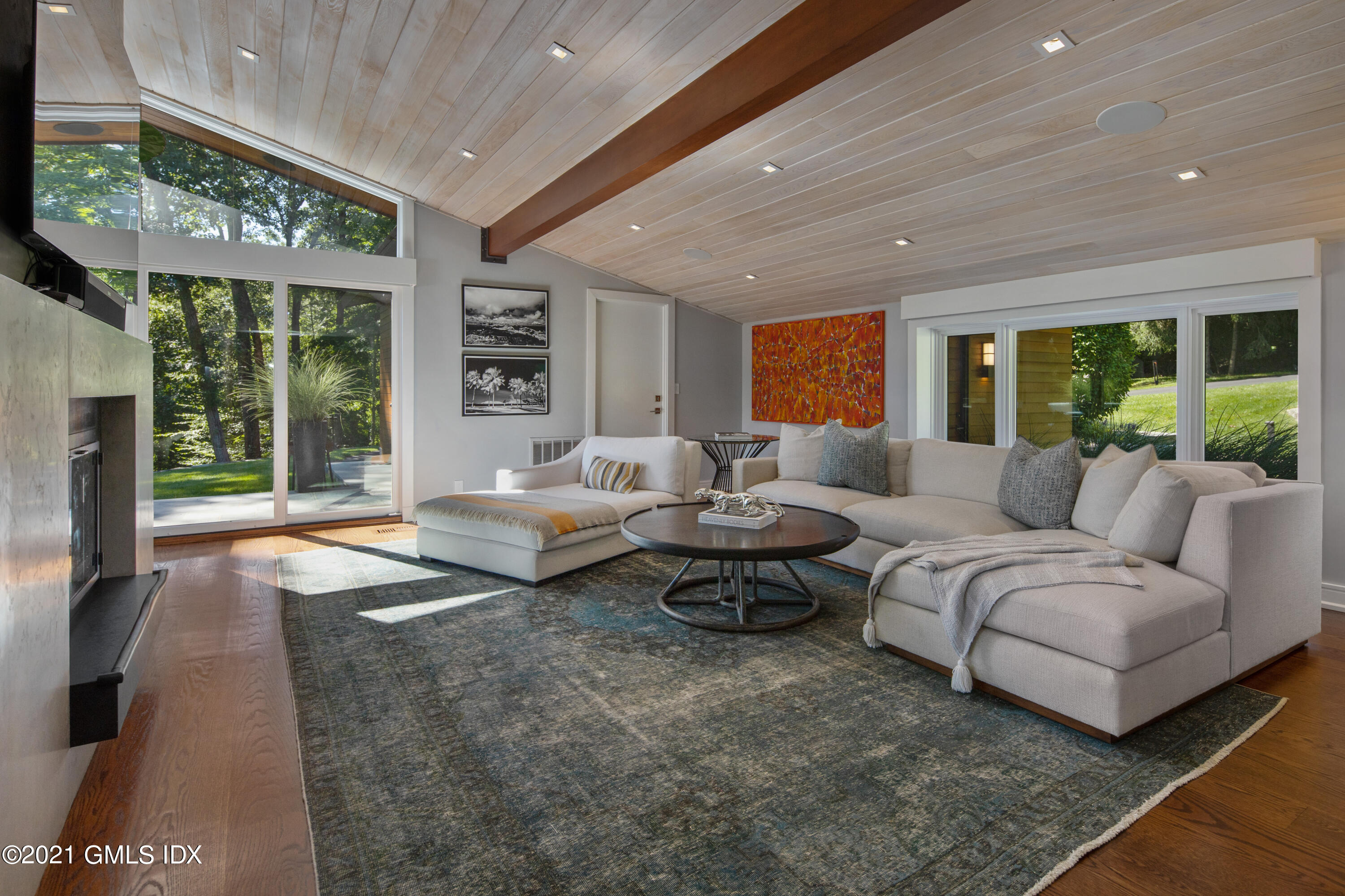 11 Old Forge Road Greenwich, CT 06830 - Photo 9 of 34 a living room with furniture and a large window