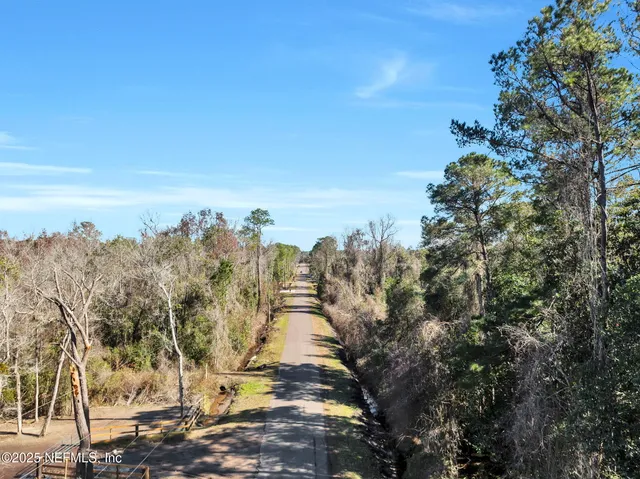 a view of a city with lots of trees