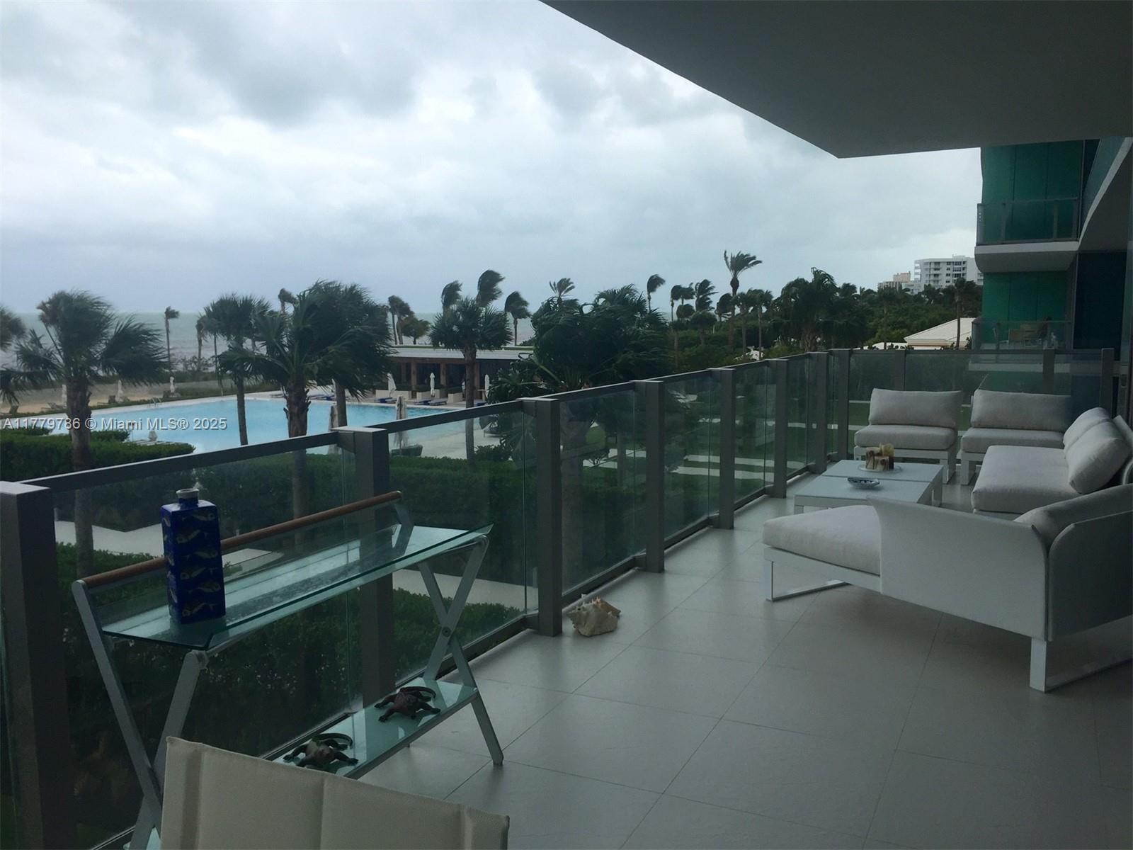 350 Ocean Drive, Unit 304N Key Biscayne, FL 33149 - Photo 35 of 69 Balcony Pool View