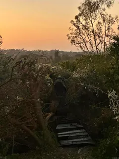 a view of city from balcony