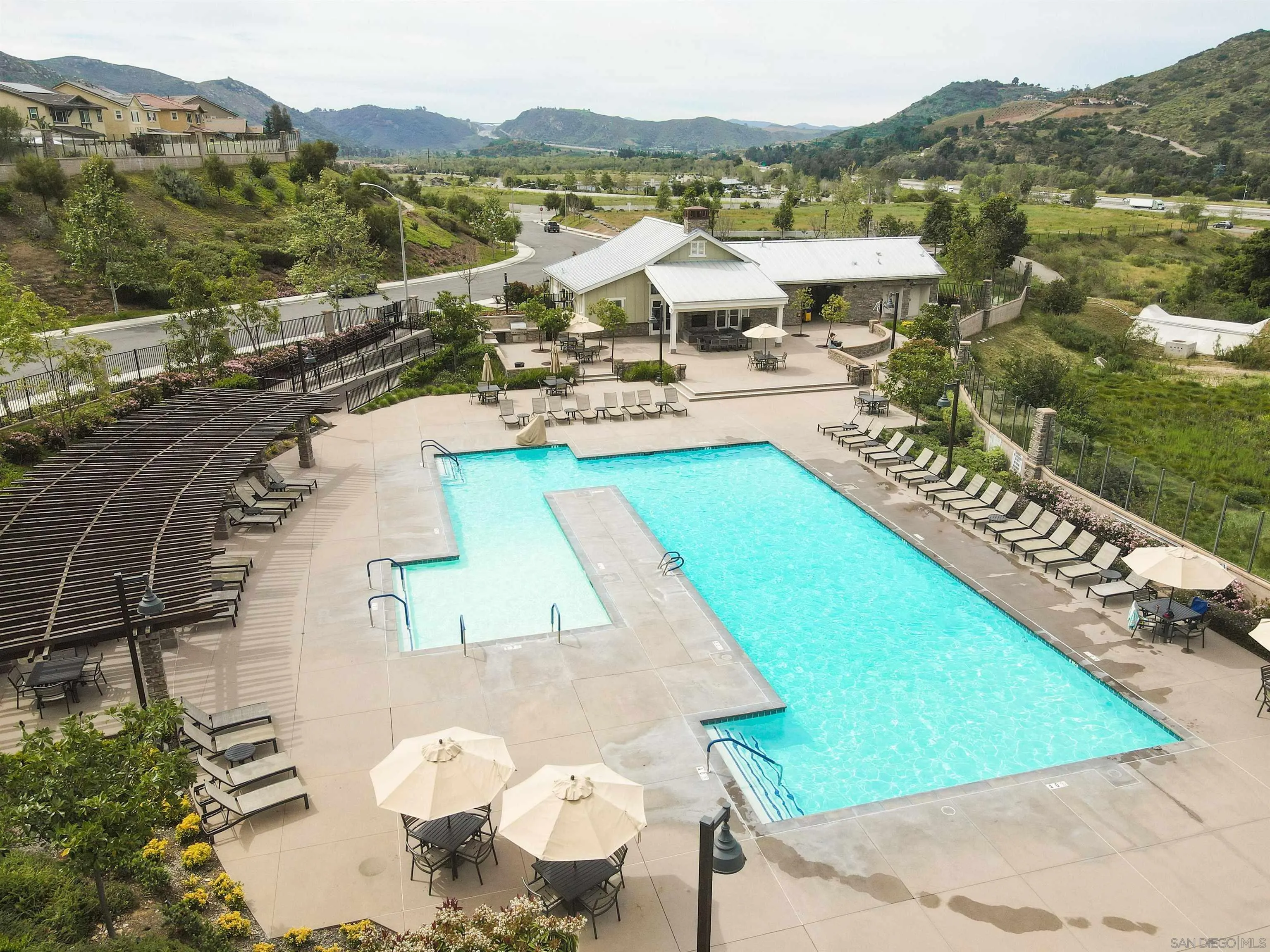 35763 Garrano Lane Fallbrook, CA 92028 - Photo 22 of 25 a view of a swimming pool with a patio