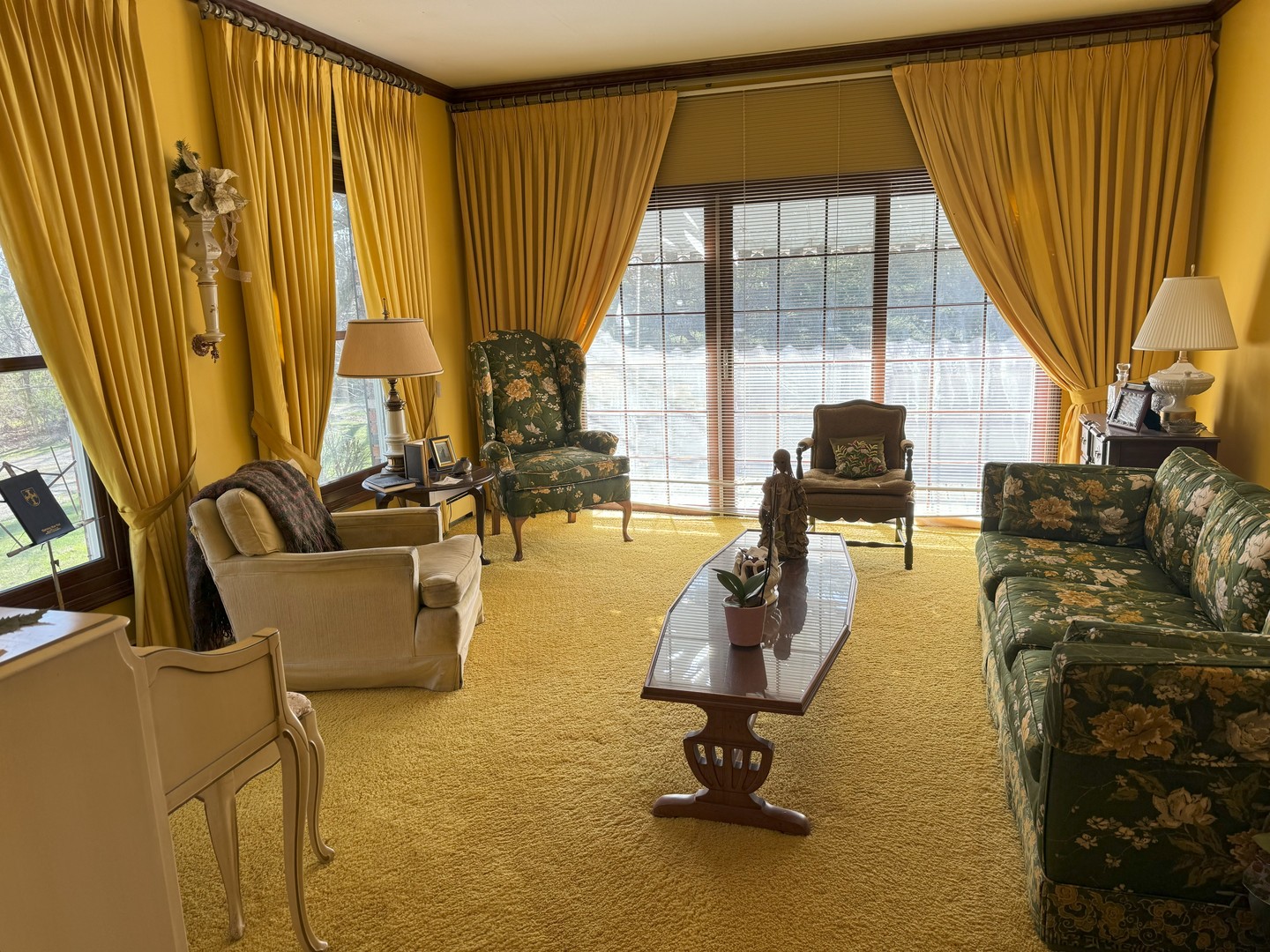 17N753 Widmayer Road Hampshire, IL 60140 - Photo 5 of 30 a view of living room with furniture and floor to ceiling window