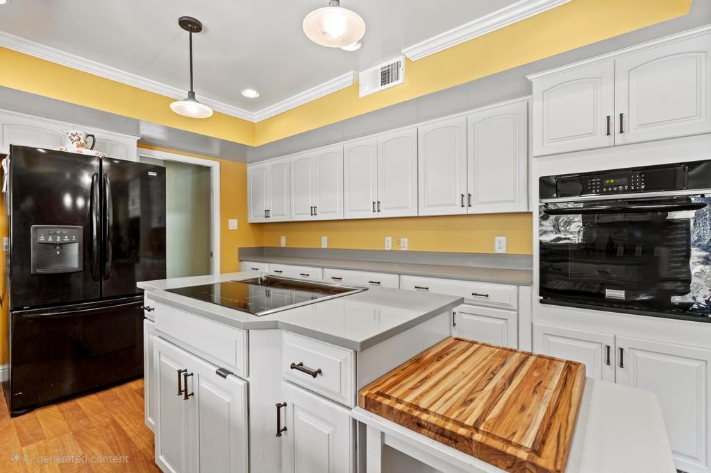 13467 Lake Francis Road Dobbins, CA 95935 - Photo 14 of 54 a kitchen with a sink and refrigerator