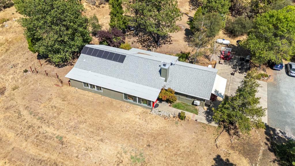 13467 Lake Francis Road Dobbins, CA 95935 - Photo 51 of 54 an aerial view of a house with yard and garage