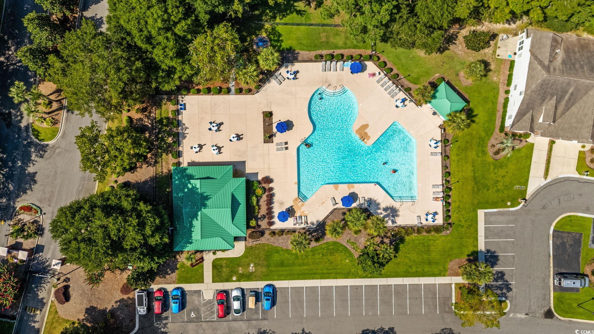 4618 Fringetree Drive Murrells Inlet, SC 29576 - Photo 35 of 40 Bird's eye view of a pool