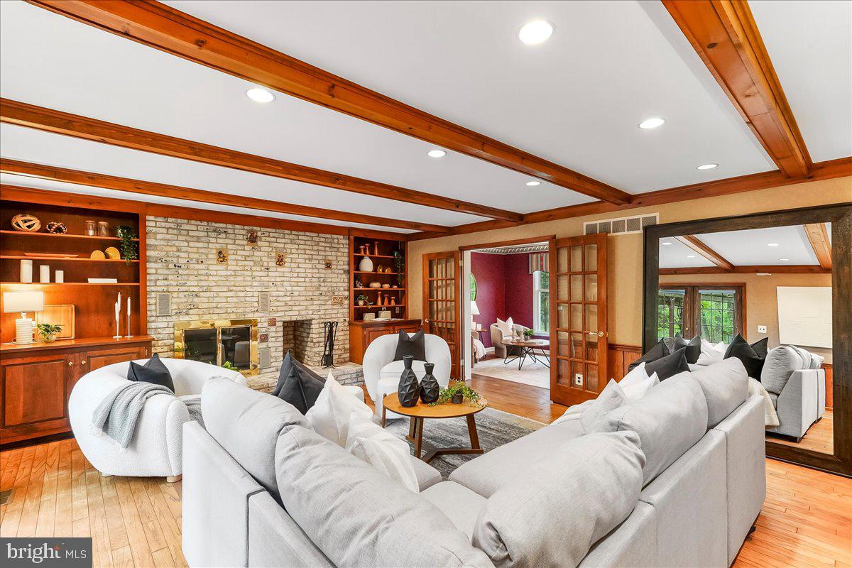 1750 Stocton Road Jenkintown, PA 19046 - Photo 15 of 50 a living room with furniture and floor to ceiling windows