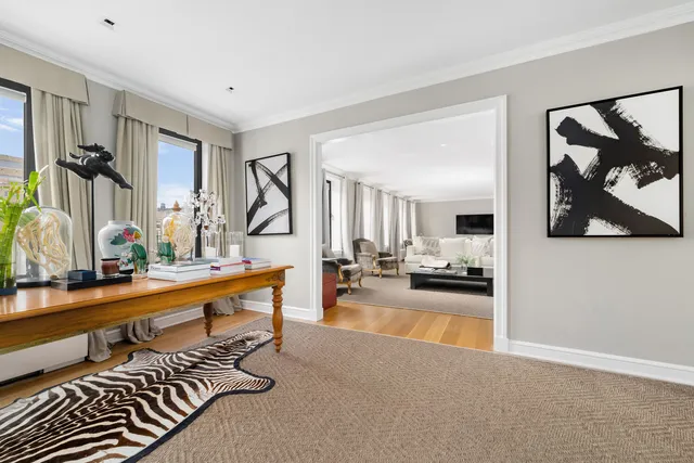 a view of a living room and a living room