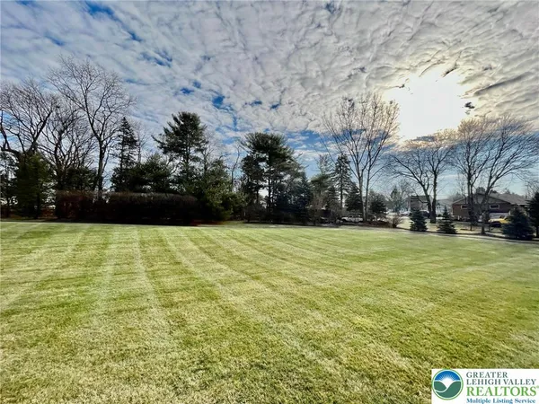 a view of outdoor space with garden