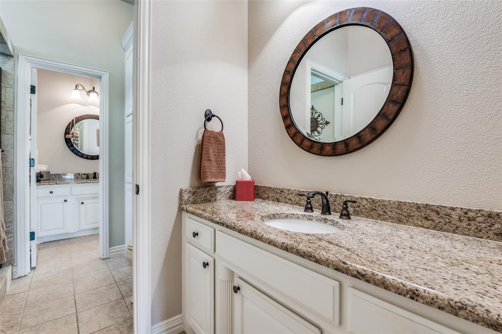 4041 Blackchamp Road Midlothian, TX 76065 - Photo 22 of 34 This vanity is private to one of the secondary bedrooms. Between the vanity rooms there is a full bathroom!