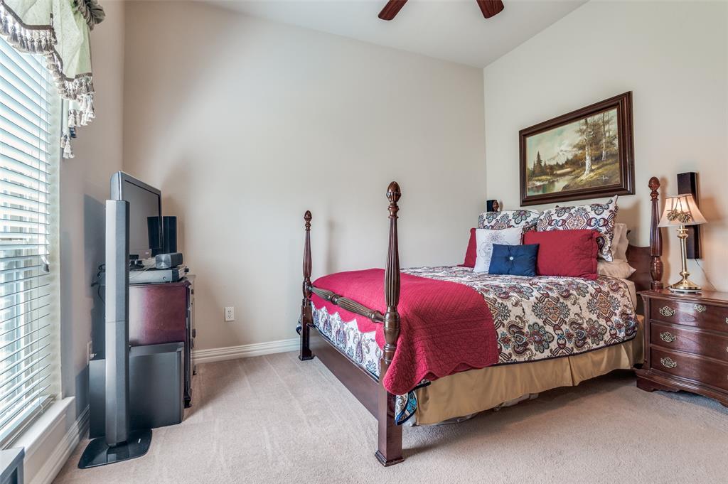 4041 Blackchamp Road Midlothian, TX 76065 - Photo 25 of 34 Secondary bedroom with private vanity and back views.