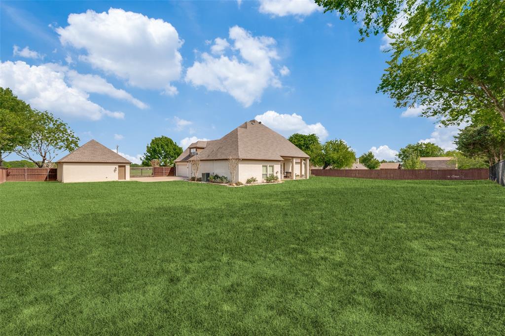4041 Blackchamp Road Midlothian, TX 76065 - Photo 29 of 34 Side/back yard showing all the space available for pool and play!