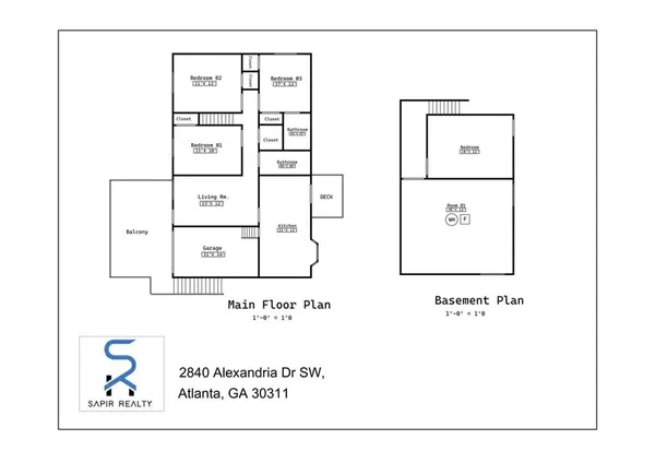 $3,600 | 2840 Alexandria Drive Southwest, Atlanta, GA 30331