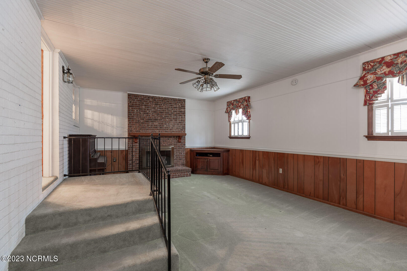566 Dunn Road Roseboro, NC 28382 - Photo 11 of 36 Large Den with Fireplace