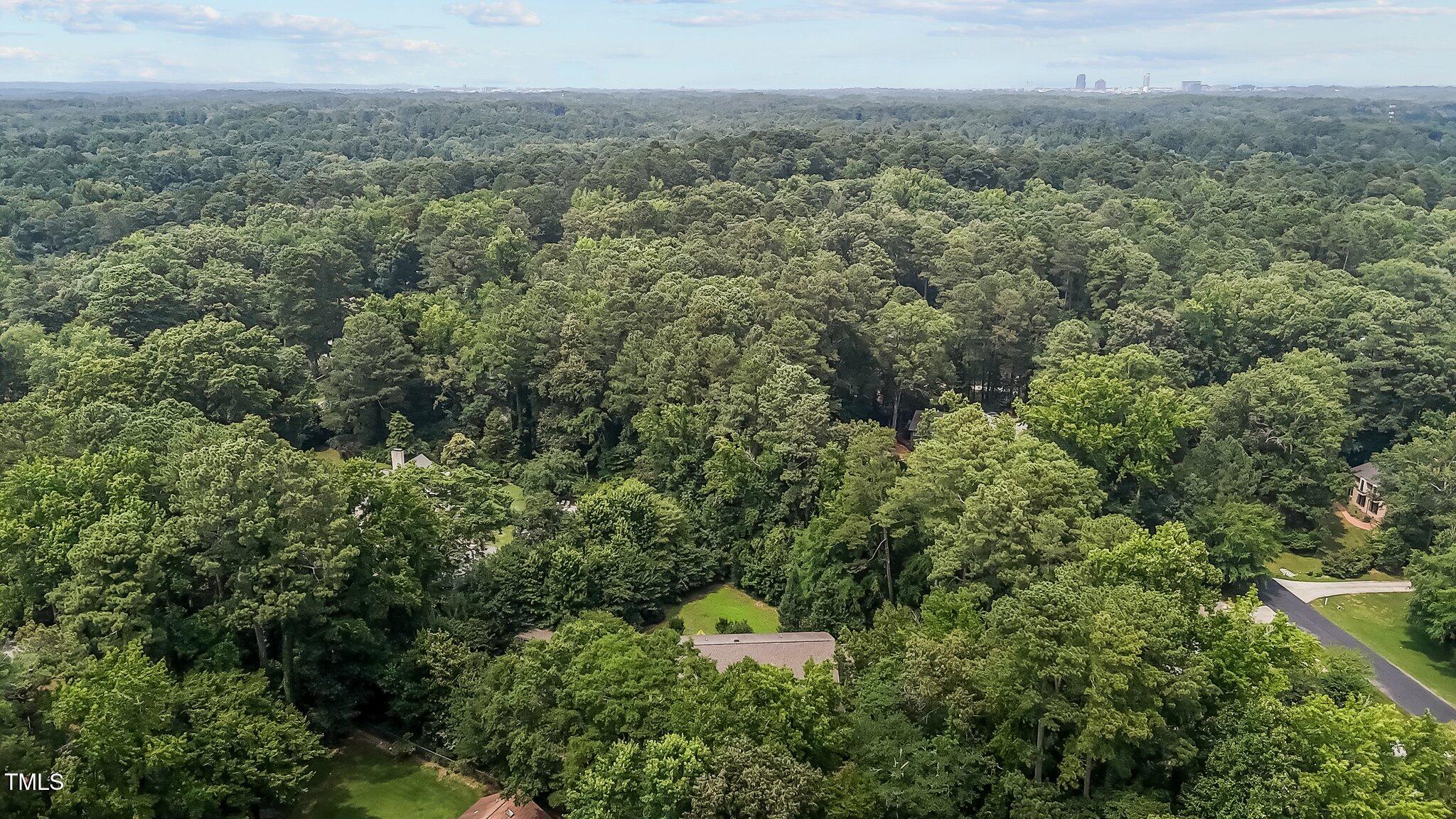 3600 Trail 23 Durham, NC 27707 - Photo 63 of 68 an aerial view of a house with a yard