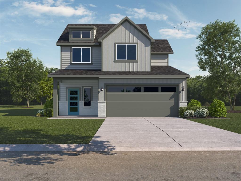 3367 Conroe Street Dallas, TX 75212 - Photo 1 of 1 a front view of a house with a yard and garage