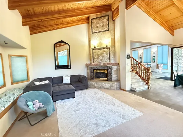 a very nice looking room with a large window