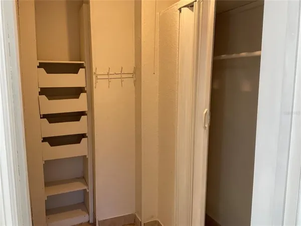a view of walk in closet