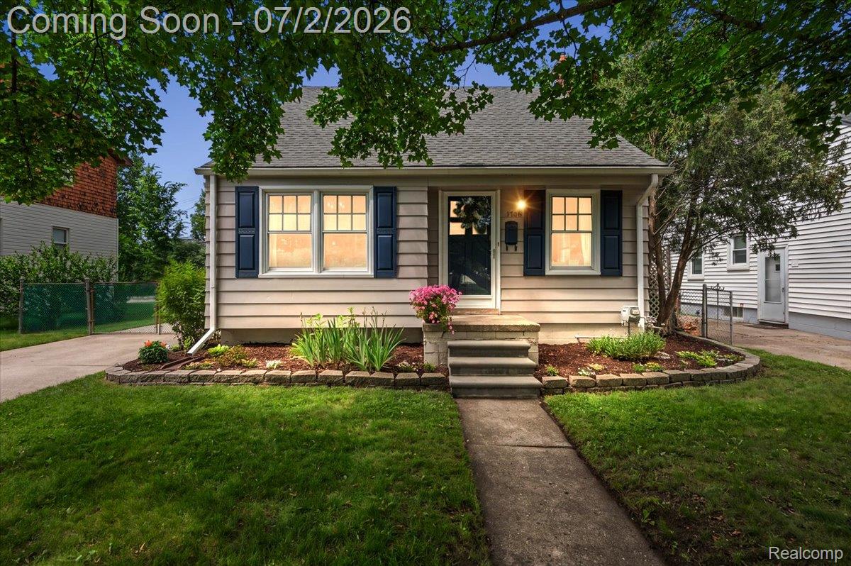 1706 Princeton Road Berkley, MI 48072 - Photo 1 of 49 Charming single-story residence featuring light-colored siding and a gray shingled roof