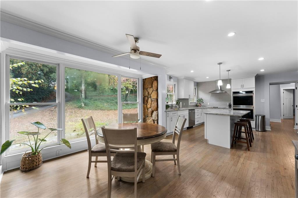 12 Allison Circle Cartersville, GA 30120 - Photo 17 of 35 a view of a dining room with furniture window and outside view