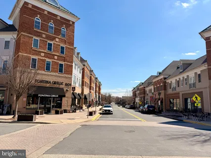 a view of a building and a street