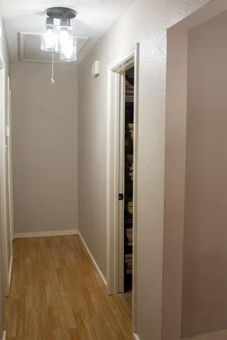 wooden floor in a room