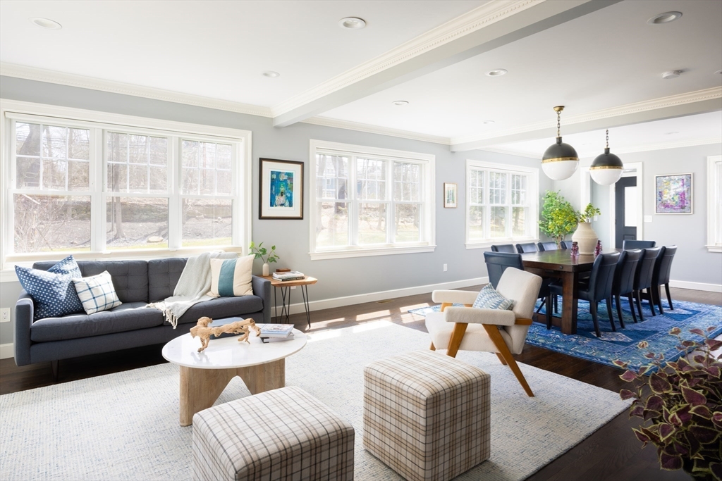 680 Beacon Street Newton, MA 02459 - Photo 2 of 26 a living room with furniture and a large window