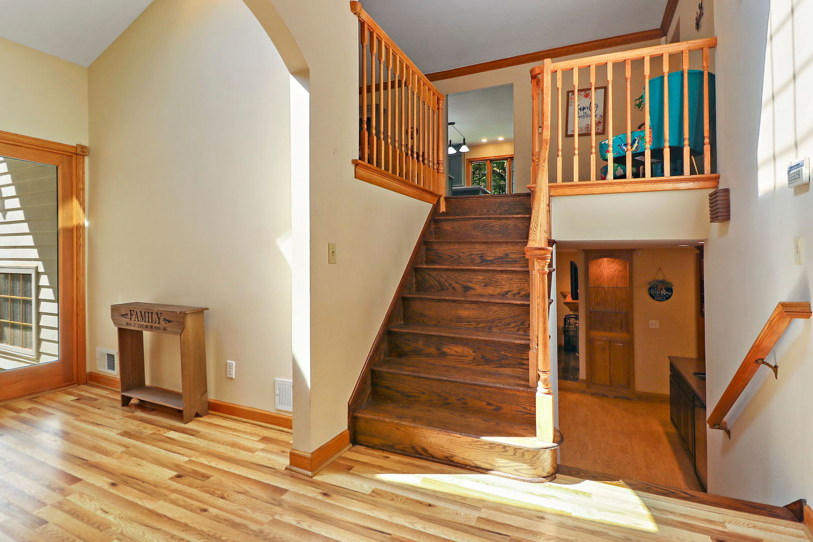4602 Sunnyside Road Woodstock, IL 60098 - Photo 27 of 73 a view of an entryway with wooden floor and door